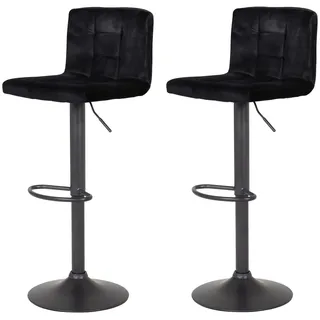 Hela Barhocker Amanda II H 40 x 85 x 48 cm Schwarz