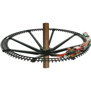 2.05 Zug für den Weihnachtsbaum - Weihnachtszug fährt durch den Tannenbaum