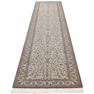 morgenland Orientteppich »Hereke - 368 x 78 cm - dunkelrot«, rechteckig, 3 mm Höhe, Wohnzimmer, Handgeknüpft, Einzelstück mit Zertifikat morgenland Dunkelrot B: 78 cm   1 St.