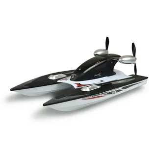 AMEWI RC-Boot Propeller Speed Catamaran Boat RTR schwarz-weiß (361 mm)