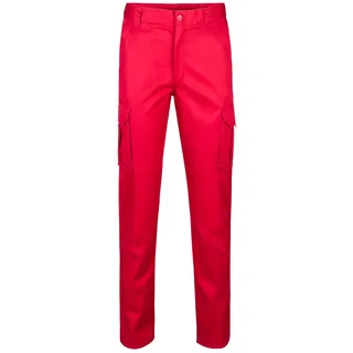 Velilla 103001; Hose mit Mehreren Taschen, Rot, Größe 48