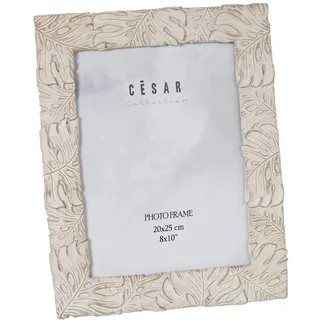 DRW Bilderrahmen aus Kunstharz, 20 x 25 cm, Altweiß, 25 x 1,4 x 30 cm, für 20 x 25 cm