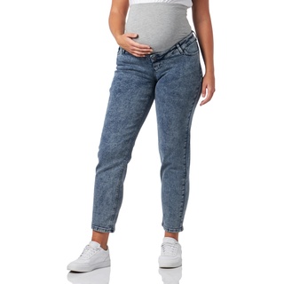 MAMALICIOUS Damen Mlolivia Regular 7/8 Jeans A., Blau, 26W / 32L