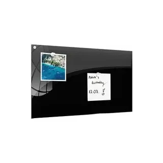 ALLboards Glas-Magnettafel 90,0 x 60,0 cm schwarz