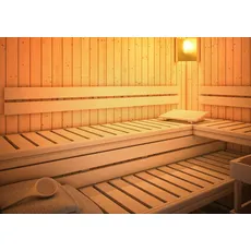 Karibu Sauna-Rückenlehne »Premium Set 2«, (2 St.), inkl. Bankblende, beige
