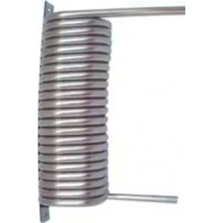 Bier Kühl- und Beruhigungsschlange aus CNS 6 x 6 cm eckig