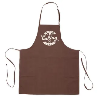 Städter We love baking Backschürze Braun