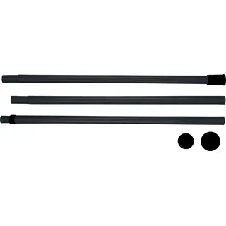 WENKO Klemmstange "Herkules" Ø 7,5 mm ausziehbar verstellbar bis 300 cm, schwarz