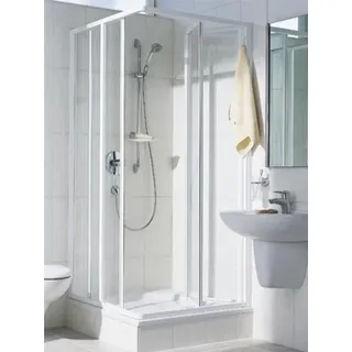 Kermi Eckeinstieg IBIZA 2000 EF2 09017 - Halbteil, I2EF2090172AK, Farbe: Weiß Echtglas klar