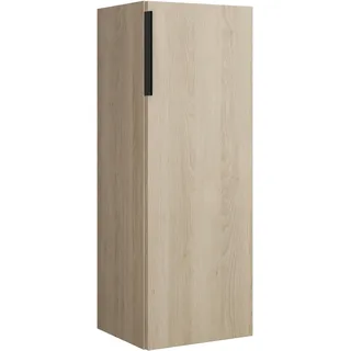 burgbad Eqio Halbhoher Schrank 1-türig, Türanschlag rechts, 960x350x320mm, UH3525RF3180G0252, Farbe: Eiche Dekor Cashmere / Eiche Dekor Cashmere, Griffleiste Schwarz Matt G0252