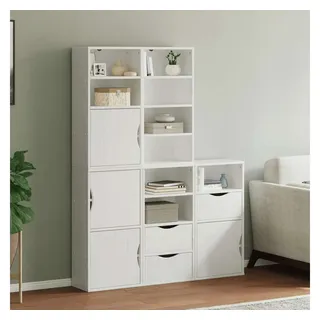 vidaXL Beistellschränke 40 x 24 x 79 cm Weiß