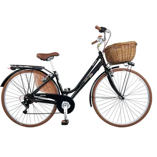 Venezia Canellini Fahrrad Dolce Vita Dame 28' – Schwarz - Schwarz
