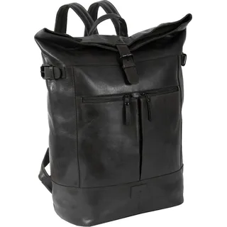 MUSTANG Leder Freizeitrucksack Rucksack Natal Tabuk Backpack Black schwarz - Schwarz