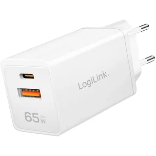 Logilink PA0371 Ladegerät für Mobilgeräte Universal Weiß AC Schnellladung Drinnen