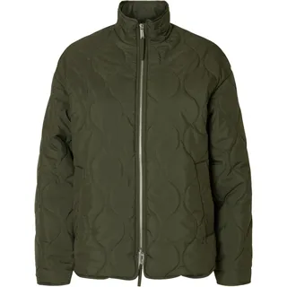 SELECTED FEMME Damen Slfcilla Quilted Jacket Noos, Deep Depths, Numeric_42