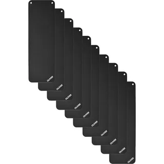 10x Oliver Gymnastikmatte 180 (180x60x1cm) - anthrazit - Grau
