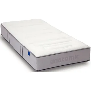 Taschenfederkernmatratze REVOR BEDDING "Anatomic ZIP 500 Visko" Gr. 2, weiß, B:160cm H:26cm L:200cm, Bezug: 61% Polyester, 39% Viskose. Steppfüllung: 100% Polyurethan, Matratzen, Taschenfederkernmatratze, Matratze mit dynamischem ANATOMIC Federkern, verschiedene Größen