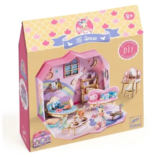 Miniaturales Haus zum Zusammenbauen und Bemalen, Rosie, Djeco