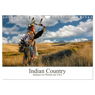 Indian Country - Indianer im Westen der USA (Wandkalender 2026 DIN A4 quer), CALVENDO Monatskalender: Indianer Portraits fotografiert in ... Amerikanischen Westens. (CALVENDO Menschen)