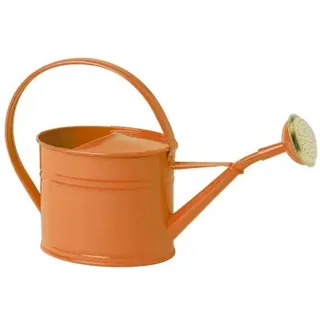 Guillouard Gießkanne, klein, 1,75 l, Korallenrot mit Messingapfel
