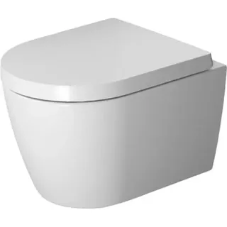 Duravit ME by Starck Compact Wand-WC mit WC-Sitz Weiß spülrandlos