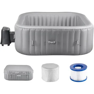 Vevor aufblasbare Badewanne 185 x 66 cm Grau