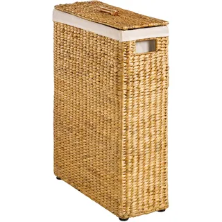 Wäschekorb HEINE HOME, beige (natur), B:50cm H:70cm T:20cm, Baumwolle, Wäschesammler, Wäschekorb
