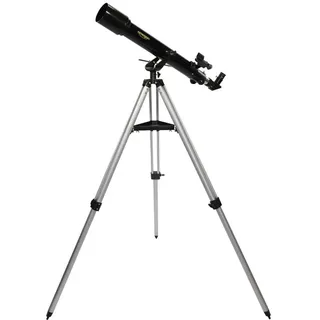 Omegon Teleskop AC 70/700 AZ-2 | Achromatischer Refraktor | leicht & vielseitig | ideales Einsteiger-Teleskop | für Mond & Naturbeobachtungen | Alu-Stativ
