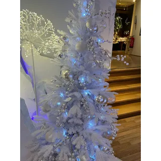 Bruchsichere Christbaumkugeln, 12er Set, 6 cm, silber