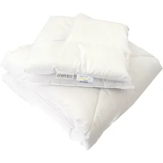 Vizaro - Steppdecke - Bettdecke + Kissen 300gr - KINDERWIEGE 60X120cm - 100% Reine Baumwolle - Winter- Öko-Tex 100 Zertifiziert - Antiallergisch - Messungen 90x120cm,30x60cm - Made in EU