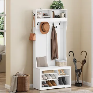 YITAHOME Garderobenschrank YITAHOME 80 x 35 x 180,5 cm Weiß