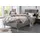 Polsterbett "Elba", grau (anthrazit), B:130cm L:210cm, Bezug Bett: Microfaser (100% Polyester) oder Strukturstoff (77% Polyester, 23% Viskose);Bonnell-Federkernmatratze: 51% Polypropylen, 39% Polyester und 10% Baumwolle;Kaltschaummatratze: 100% Polyester,