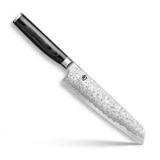 KAI Shun Premier Tim Mälzer Minamo japanisches Allzweckmesser 15,0 cm Klingenlänge - VG-MAX Kernstahl mit 32 Lagen Damaszenerstahl, 61 HRC - Pakkaholz - Handgefertigt - Made in Japan, Universalmesser