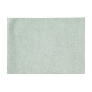 Eurofirany Dekorativer Teppich Fußmatte Teppichläufer Läufer Badeteppich Badvorleger Wohnzimmer Schlafzimmer Küche Rechteckig Fellimitat Weich, Mint, 60x90cm