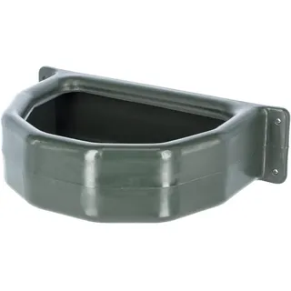 Kerbl Futtertrog halbrund aus Kunststoff grün