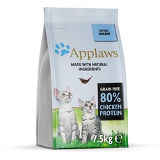 Applaws Kitten Trockenfutter mit Huhn, komplett und getreidefrei für junge Katzen im Alter von 1-14 Monaten (1 x 7.5 kg Packung)
