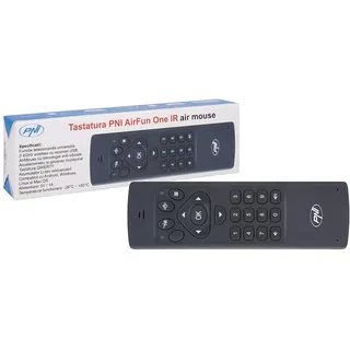 PNI AirFun Tastatur Eine IR-Luftmaus und eine Mini-QWERTY-Tastatur für. Computer, Mini-PC und Mediaplayer