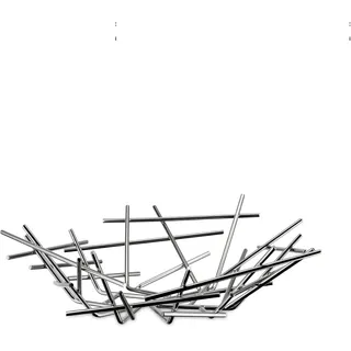Alessi "BLOW UP" Korbschale aus Edelstahl