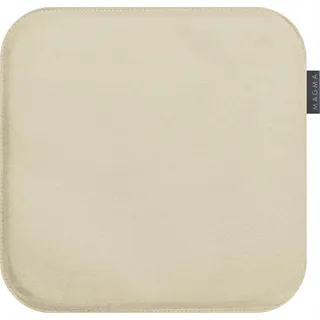 MAGMA AVARO Stuhlkissen/Sitzkissen für Indoor und Outdoor, Öko-Tex Siegel, waschbar bis 30°C, 1 Stück, 35x35cm, Natur