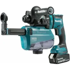 Makita, Bohrmaschine + Akkuschrauber, HAMMER WITH FORGING CAPACITY 18V 1.7J 2x5.0Ah + MANUAL SYSTEM DX05 DHR182TWJU (Akkubetrieb)