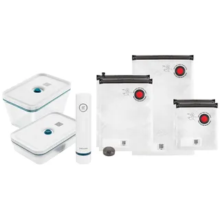 Zwilling Fresh & Save Vakuum Starterset 8-teilig Blau-La Mer