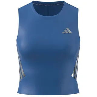 Adidas Adi365 Iconic Running Crop Sport-top - Ray Blue - S