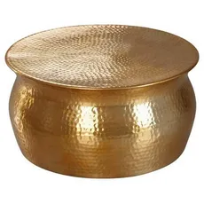 Bild Couchtisch Aluminium gold 60,0 x 60,0 x 30,5 cm