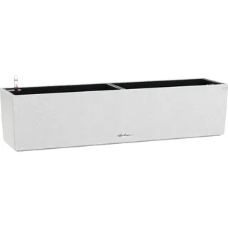 LECHUZA Balconera Stone 80 79 x 19 x 19 cm Quarzweiß