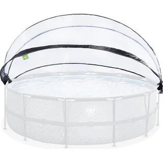 EXIT Pool Überdachung ECO ø488cm, Pool Dome, Universal, Pool-Zubehör, Wetterfest - Transparent