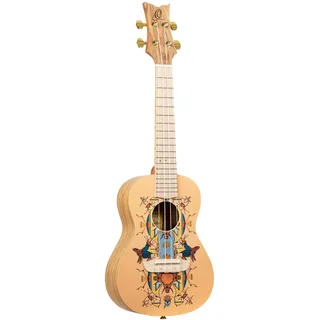 Ortega Guitars Konzert Ukulele Akustisch – Art Series – Fichte, Egypt (RUAR-EY)