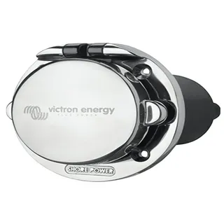 Victron Energy Edelstahl Einbau-Steckdose Landanschluss 32A Adapter