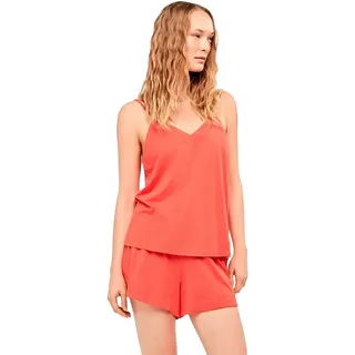 Gisela Two-piece Top&shorts Set - Red - XL