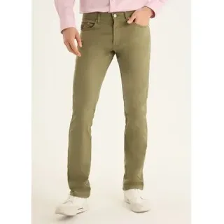 Lois Jeans für Herren. 101903880 Jeans Regular Fit - Mittlere Taille fünf Taschen grün (36), Lässig, Baumwolle