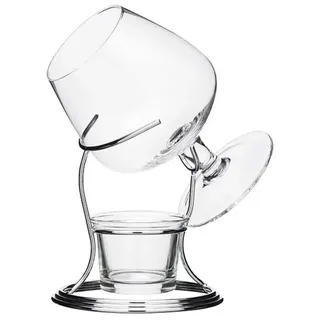 Barcraft Geschenkset Brandy-und Cognacwärmer - Transparent - One Size
